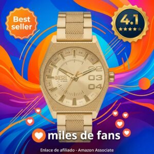 Diesel Scraper Reloj Hombre 43 mm Movimiento Cuarzo