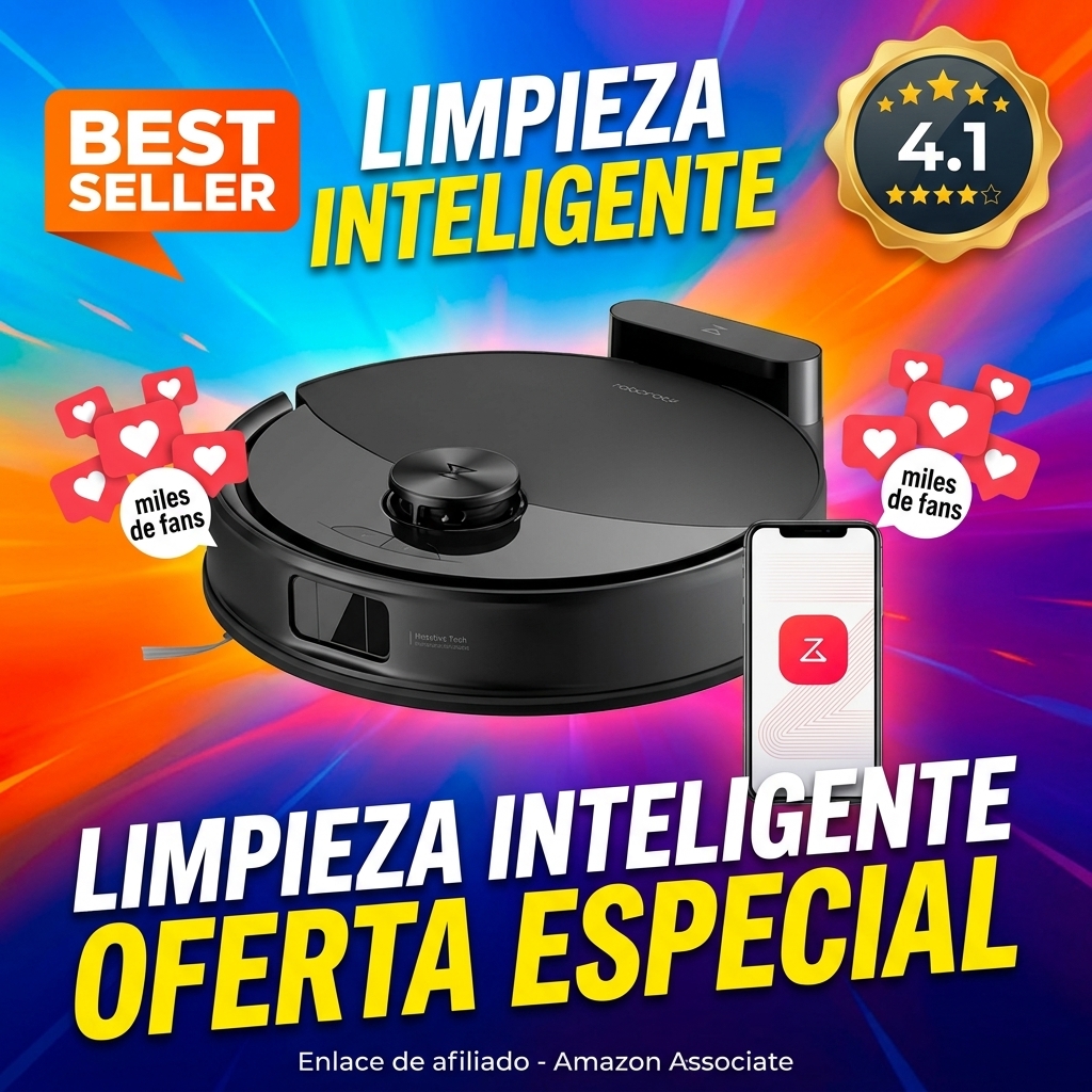 roborock Q10 S5 Robot Aspirador y Fregasuelos Succión HyperForce de 10000 Pa, Robot Vacuum con Doble Sistema Antienredos, Navegación PreciSense LiDAR, Evitación de Obstáculos Reactive Tech, Negro