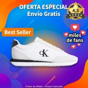 Calvin Klein Runner Sneaker Hombre Retro Mix con Logo