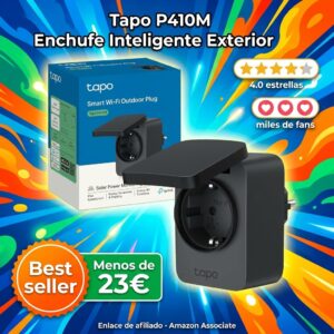 Tapo P410M enchufe inteligente exterior WiFi IP54 Matter