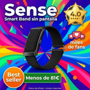 Smartband sin pantalla con coach IA y 45 días de batería