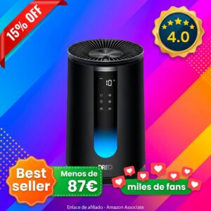 Purificador de aire inteligente DREO con filtro HEPA