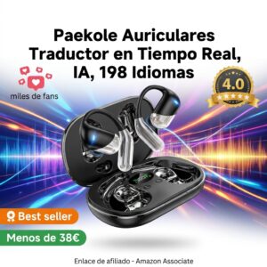 Auriculares traductor con IA en tiempo real